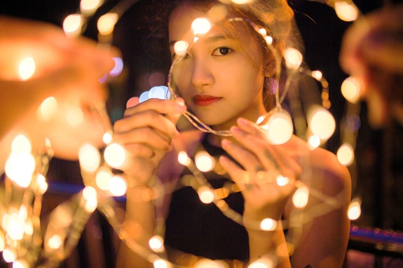 String Lights Canopy